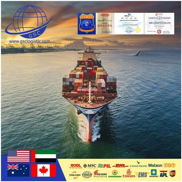 Custom Or Standard Door To Door Wholesale Ocean Shipping Agent Ddp Sea Freight Rates To Amazon Usa From China