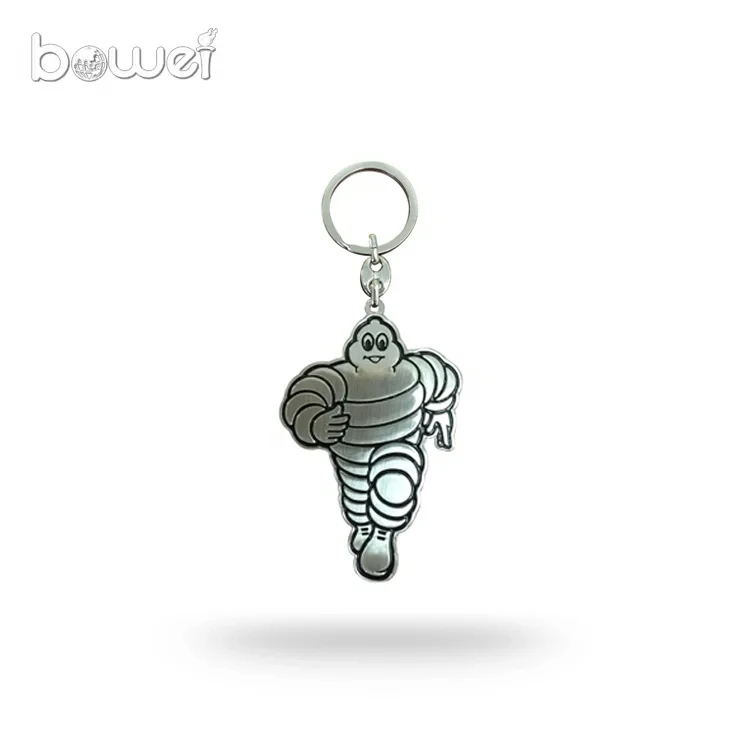 Wholesale With Difference Size Swords Metal Custom Luminous Cactus Keychain