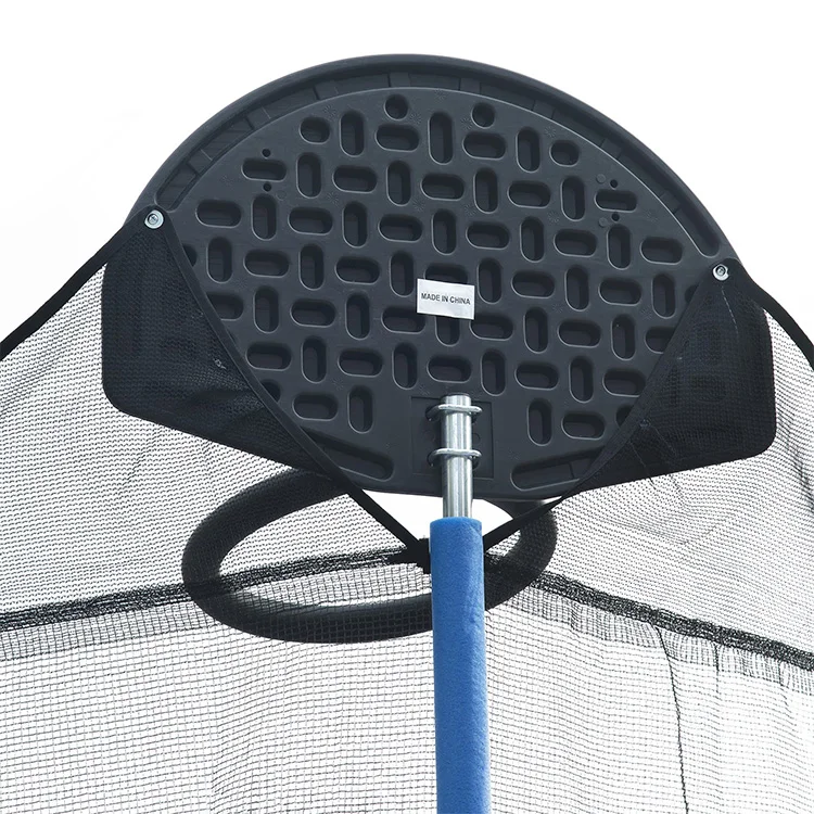 10ft Garden Trampoline With Safety Enclosure Net, Combo Bounce Jump Outdoor Fitness Pvc Spring Cover Padding Kids Trampoline