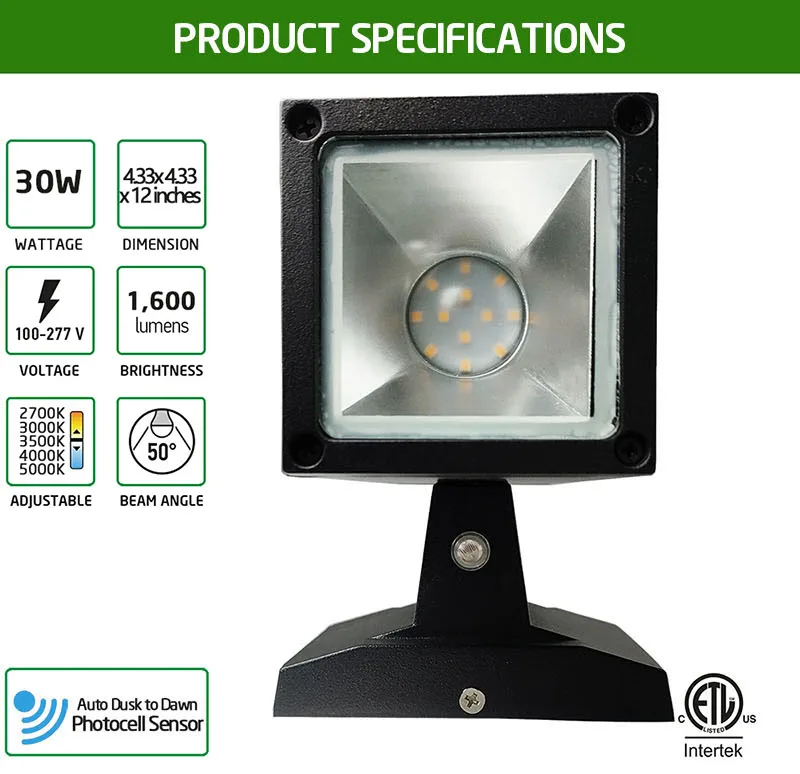 5CCT Switchable and Sensor Dusk to Dawn Garden led Wall Lights Sconce for Interior and Outdoor