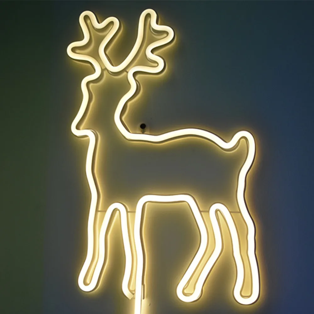 America CE SAA standard neon rope light led reindeer motif  lights