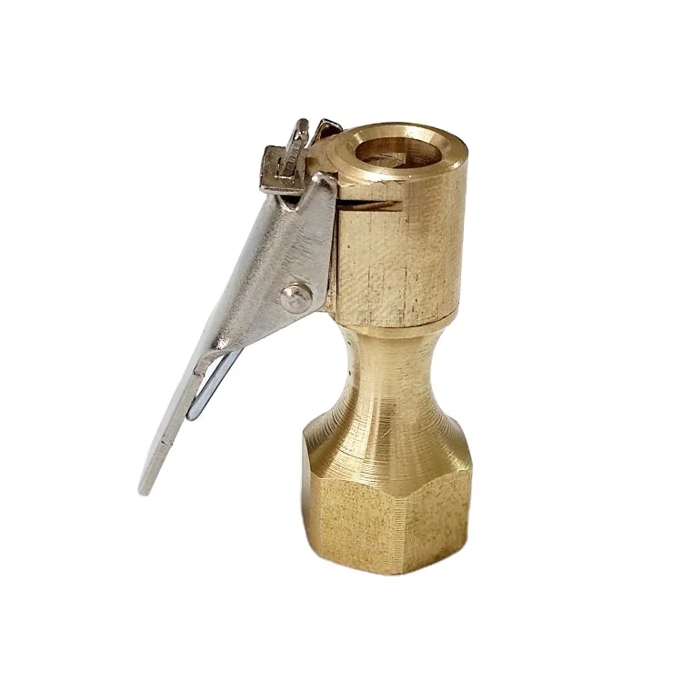  AC01 Heavy Duty Tire inflators part Air Chuck Clip-on Brass