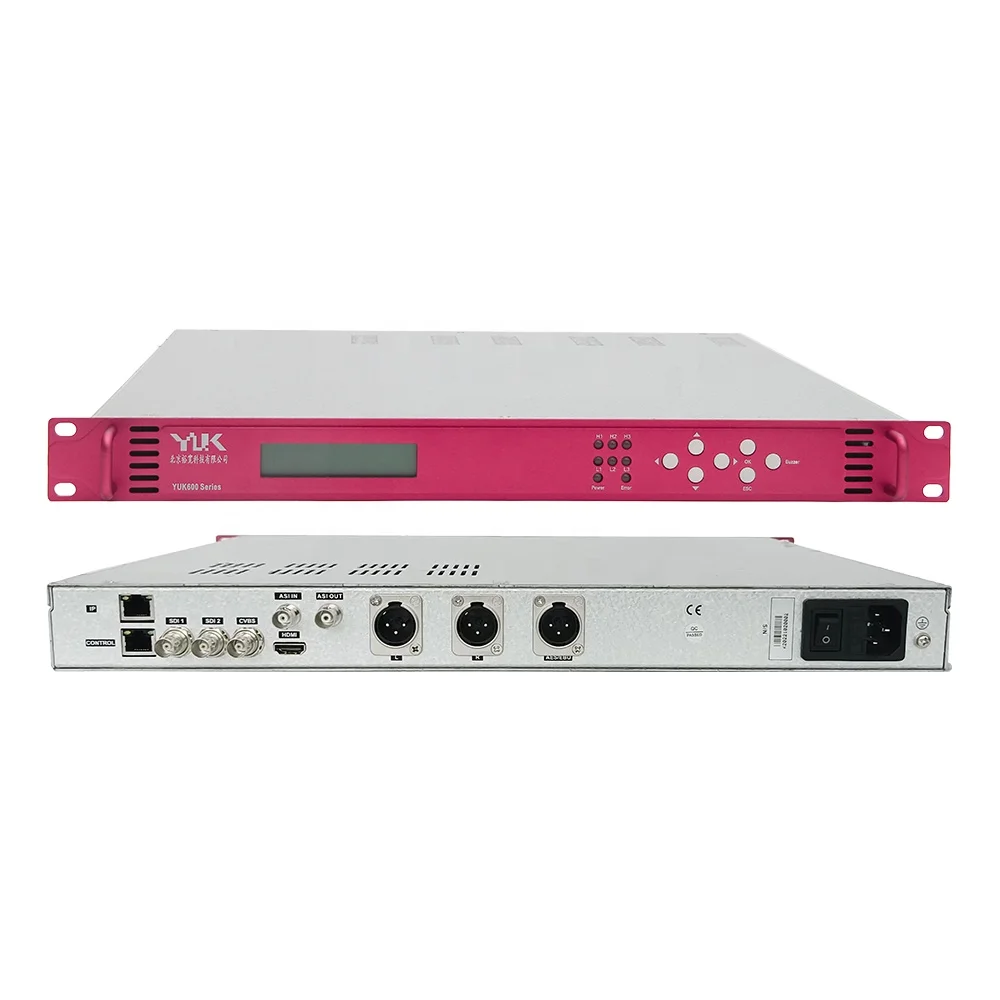Broadcast 1080I IP HLS RTMP HTTP SRT UDP Video Live Streaming Video Decoder