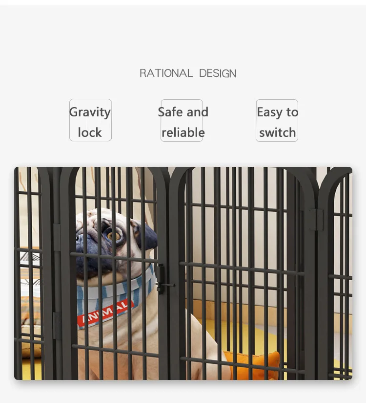 High quality stainless steel metal large foldable pet dog house fence carriers cages