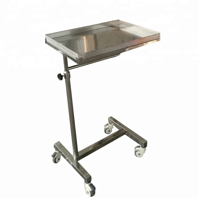 Eur Pet Manufacture Professional Veterinary Equipment Clinic Hospital 304 Stainless Steel Medical Trolley