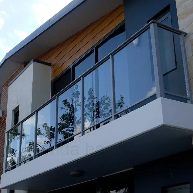 balcony aluminium glass fence