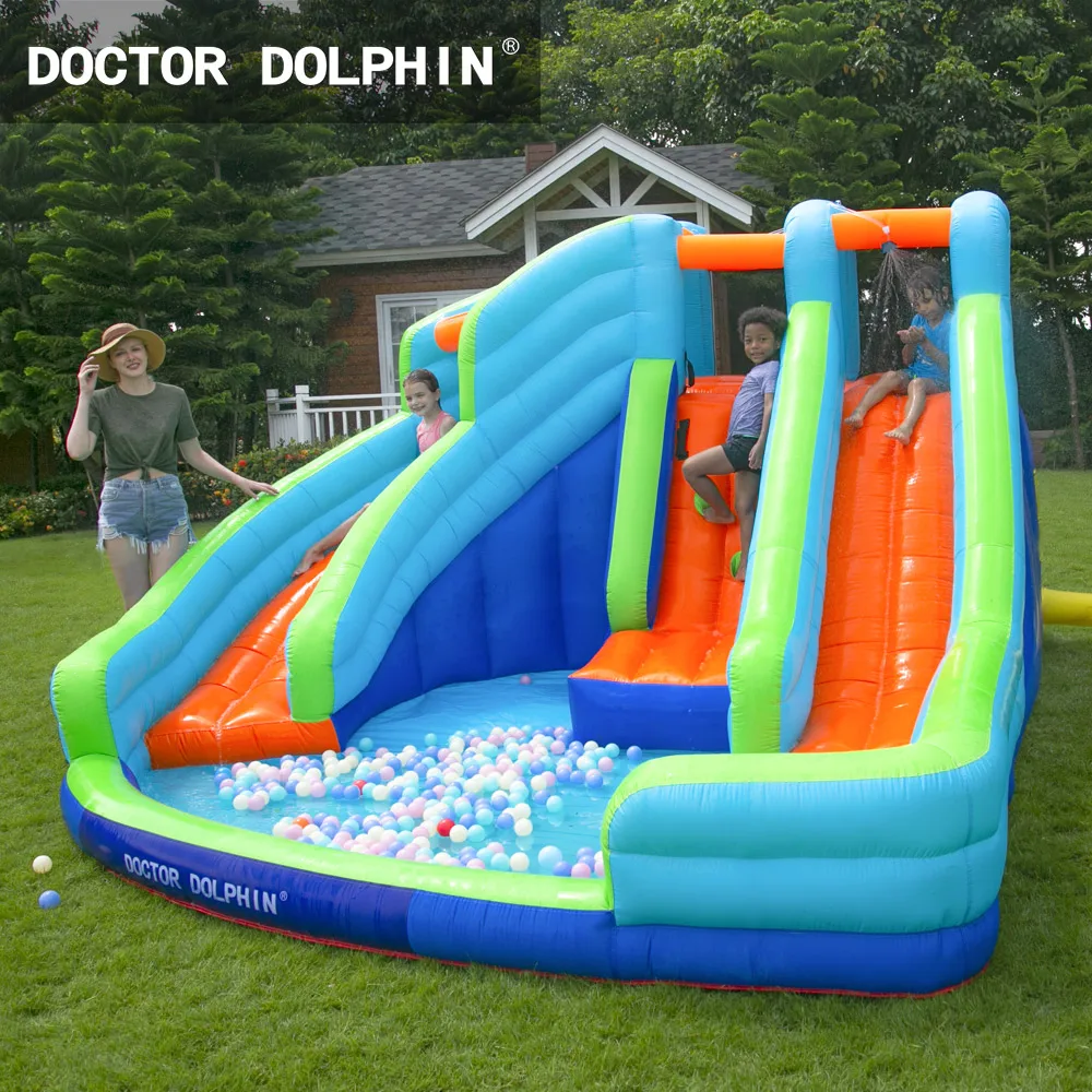 73002 Kids Outdoor Toys Jump Large Big Bounce House Water Slide Inflatable Pool