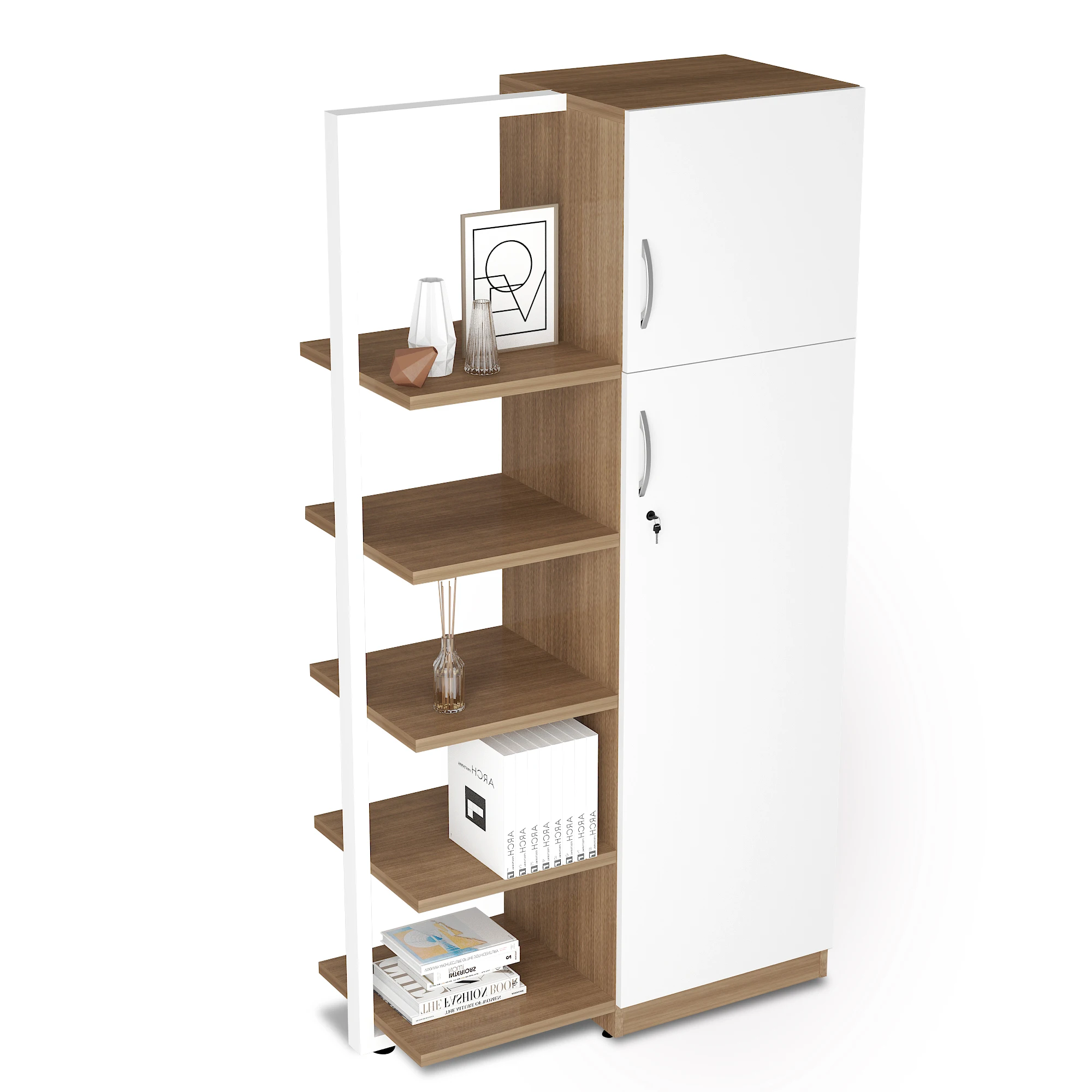 Hot selling factory store shelf modern wardrobe book
