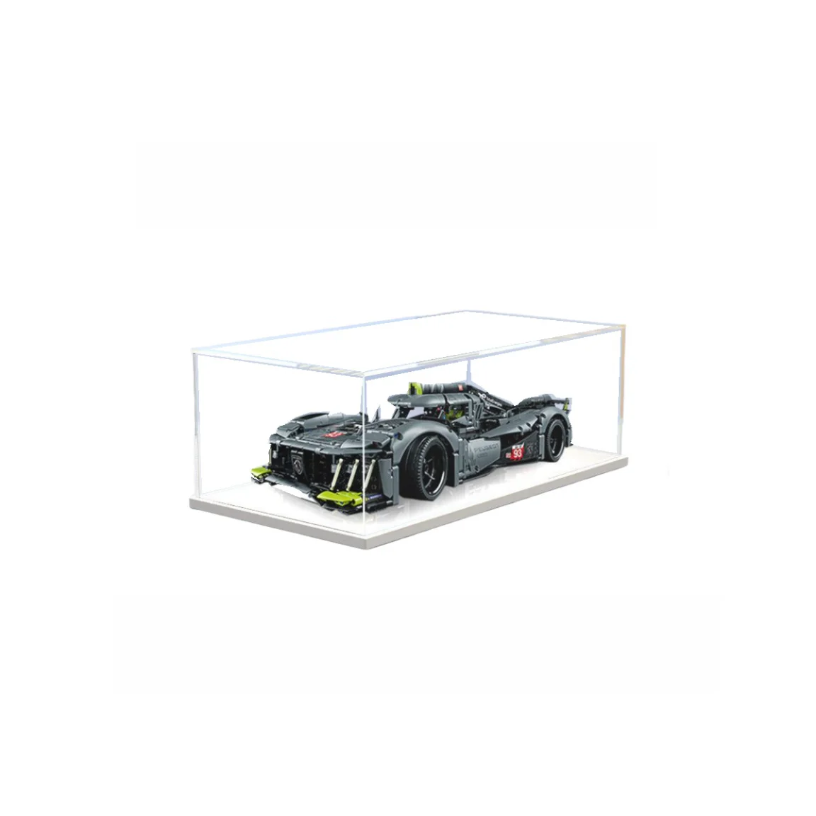Display Case with Display Stand for Collectibles, Acrylic Box for Display, Cute Acrylic Display Case for Action Figures