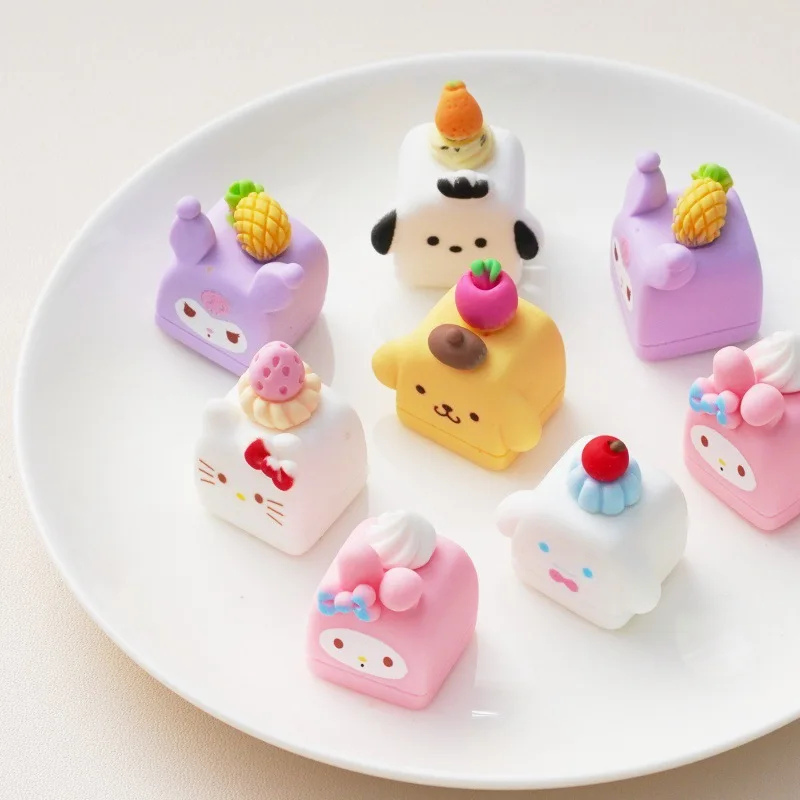 Sanrio для торта из смолы шармы квадратная фруктовая Мелодия куроми манго Diy украшения телефона