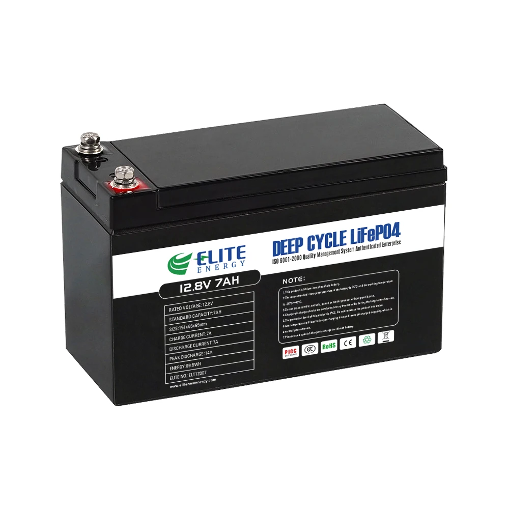 Elite LiFePO4 Energy Storage Battery Pack 12V 7Ah 50Ah 100Ah 200Ah 300Ah Deep Cycle BMS LiPo Rechargeable Lithium Ion Batteries