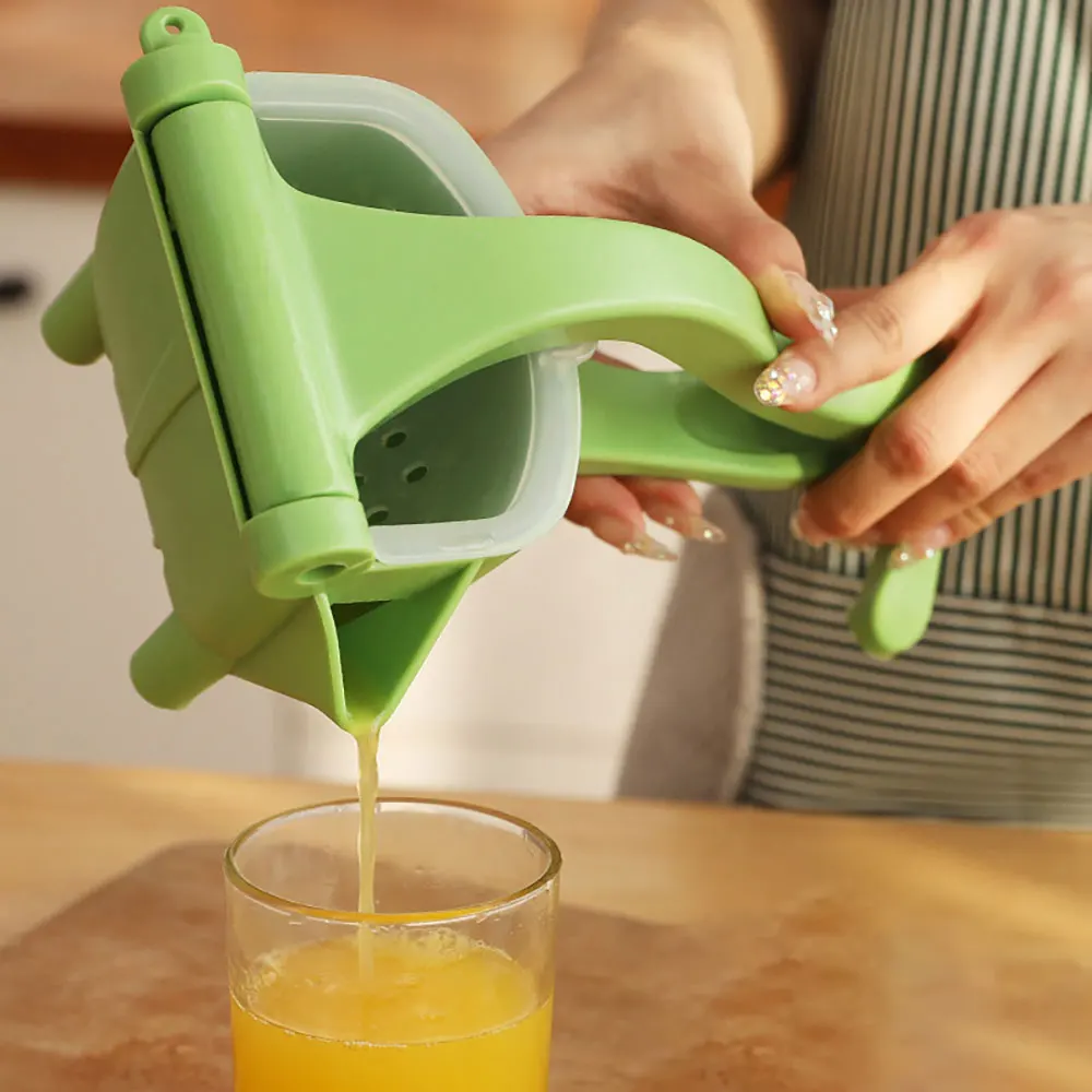 Manual Fruit Juicer Lemon Squeezer Aluminium Alloy Hand Squeezer Easy Use Heavy Duty Lemon Citrus Juicer