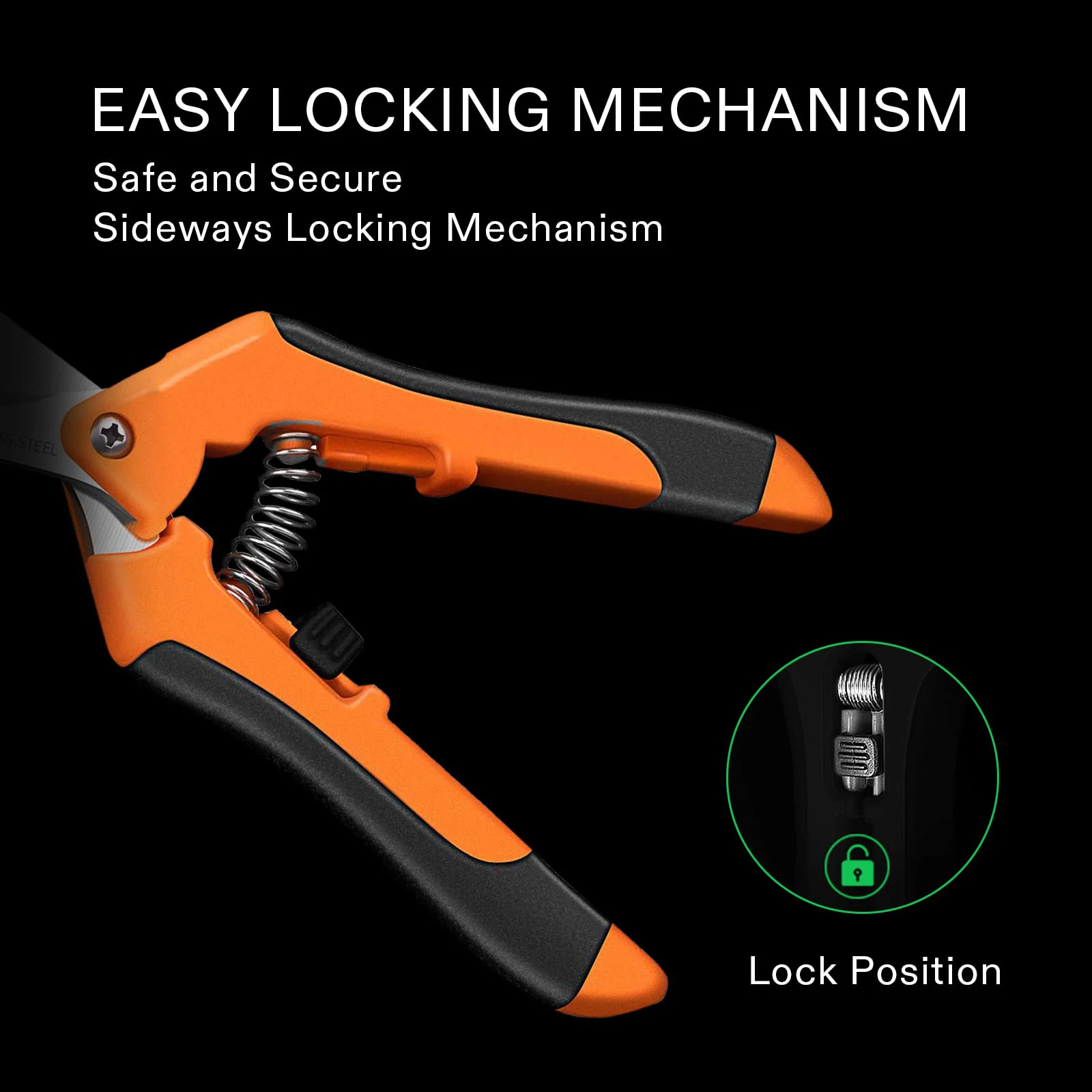 Promotional Price Spring Gardening Grape Curved Tree Bypass Professional Flower Garden Scissors Pruning Shears