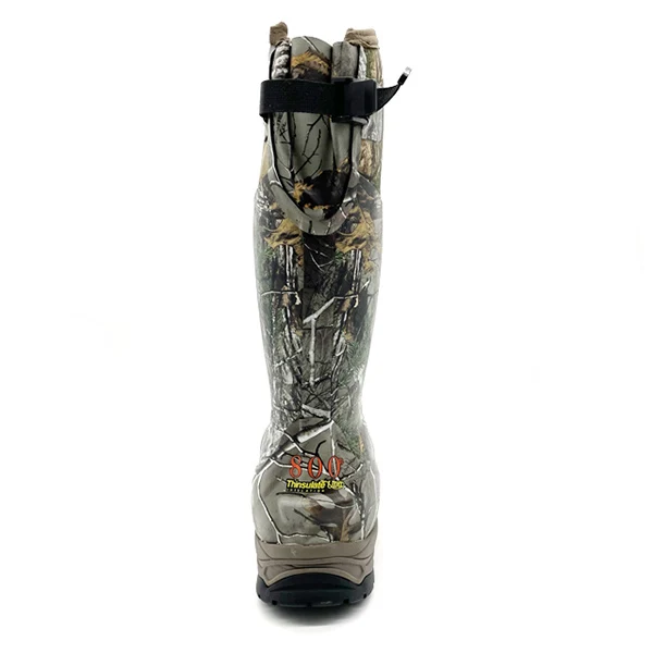 
China manufacturer new product waterproof camouflage hunting rubber boots 