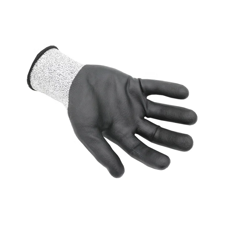 PS CNF316 soft nitrile foam coating cut resistant work glove anti-oil comfort fit high dexterity hand protection