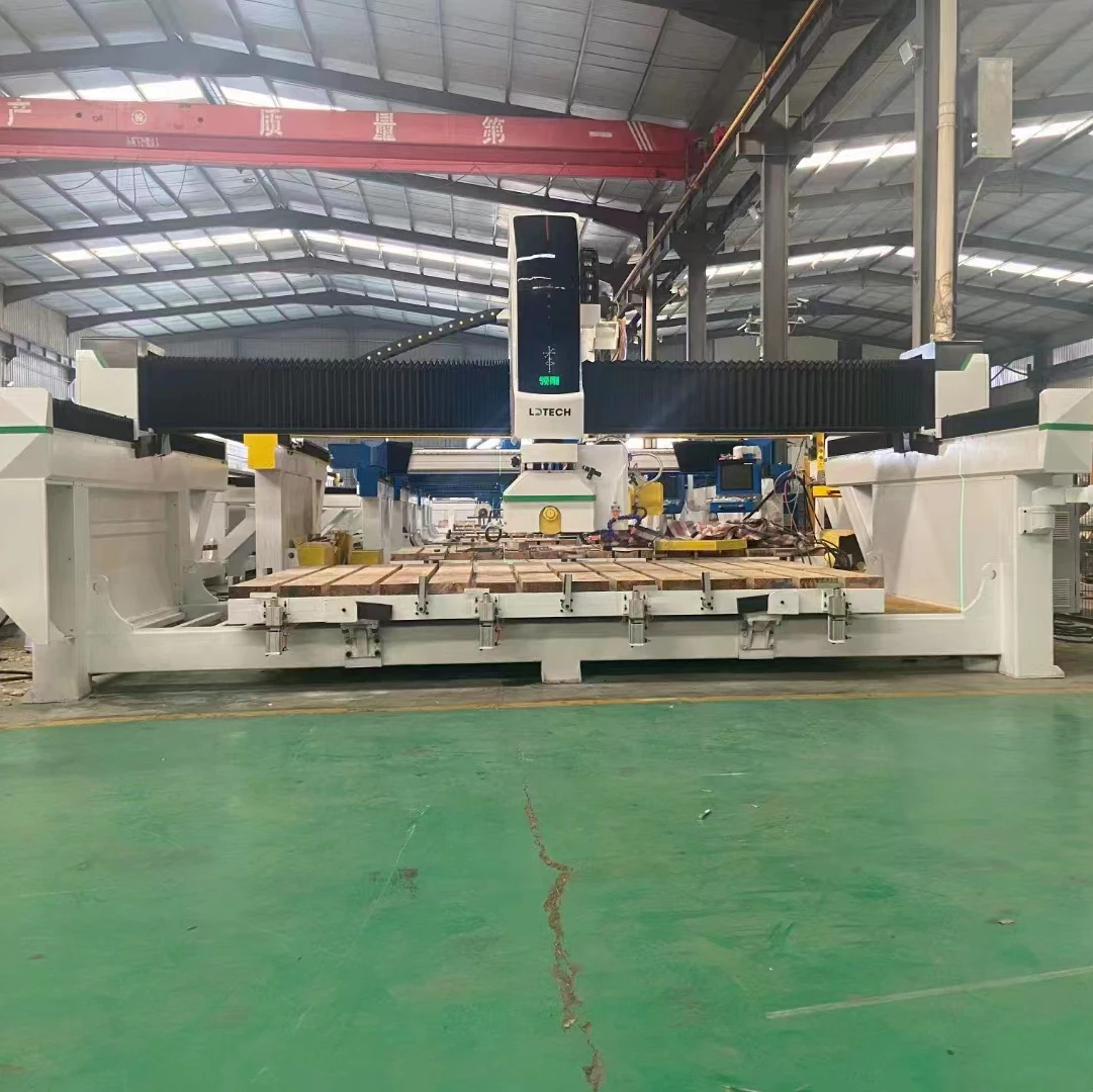 Ganger Cnc 4-осевая мостовая пила для гранитного кварцевого мрамора