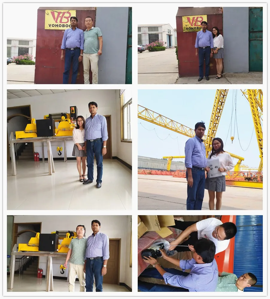 Construction Standard 5 Ton 10 Ton 25 Ton Electrical Single&Double Girder Overhead Bridge Cranes with Remote Control