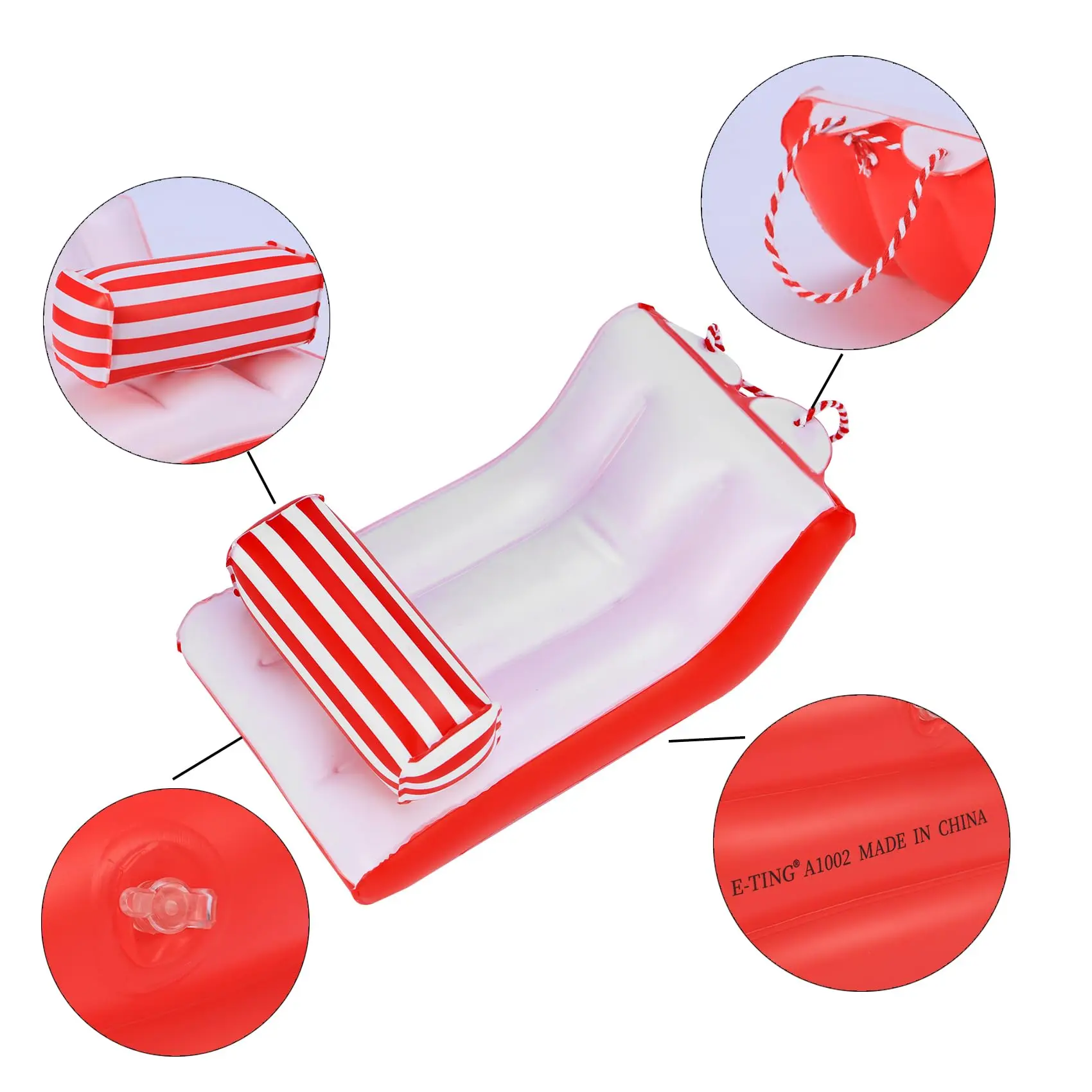 Factory price 2-in-1 drag sled water toy floating object rest room