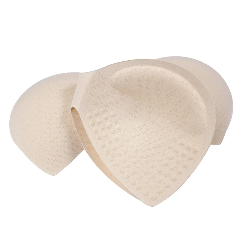 Triangle shape invisible sponge foam enhance bra pads inserts push up bra cup