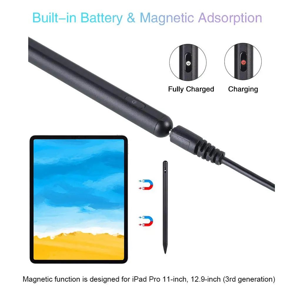 new 2019 trending product Active Capacitive Stylus Pen For iPad Pro Pencil Samsung Mobile Phone