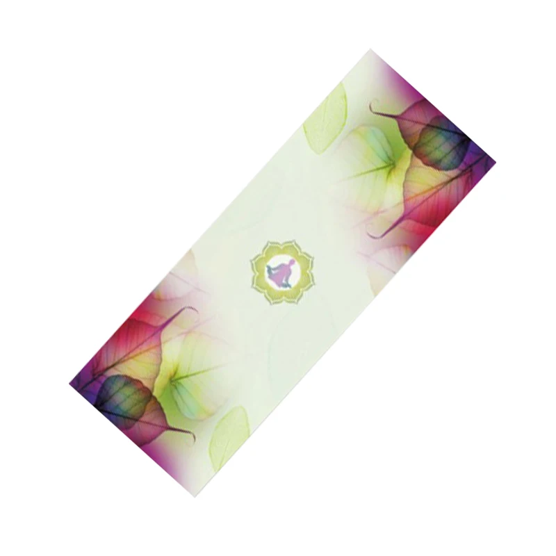 Personalized Natural rubber Suede Printed Pu Custom Eco Friendly Tpe Pilates Yoga Mat gymnastic mats yoga mat with strap