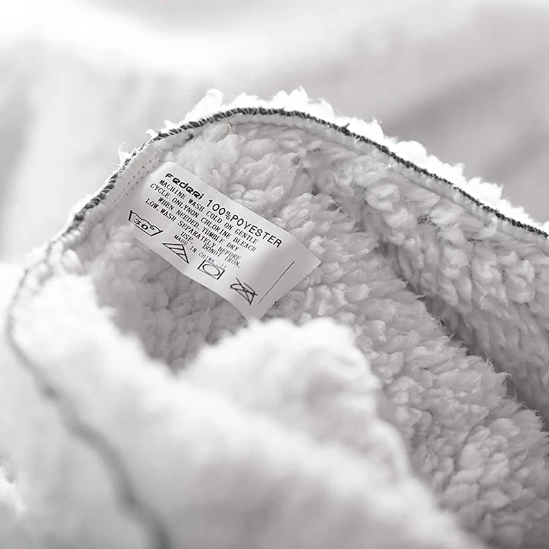 Sherpa Comfortable Hoodie For All Custom Plain Sweatshirt Wearable Adult Hooded Oversized Hoodie Blankets