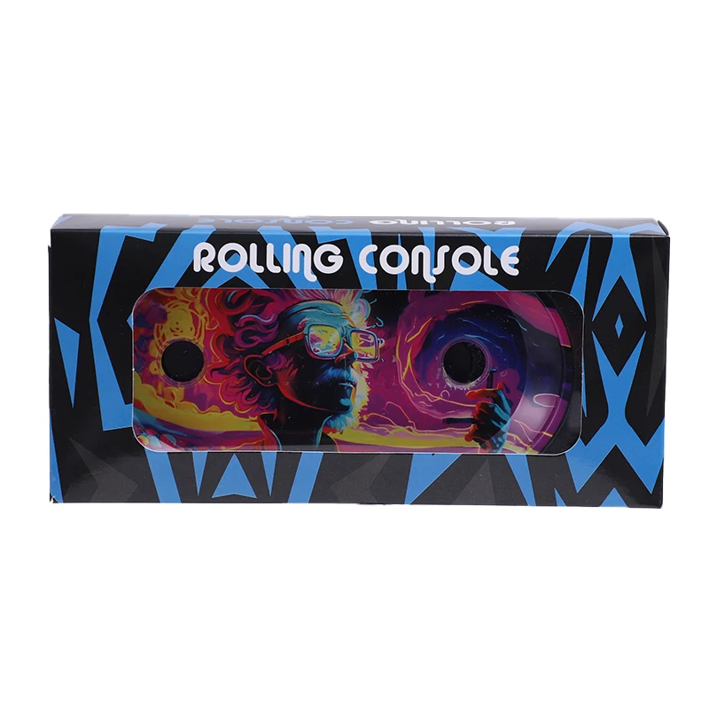 2024 Hot Herb Tobacco Smoke Serving Tin Tray Metal Rolling Tray Set  with Filling Function