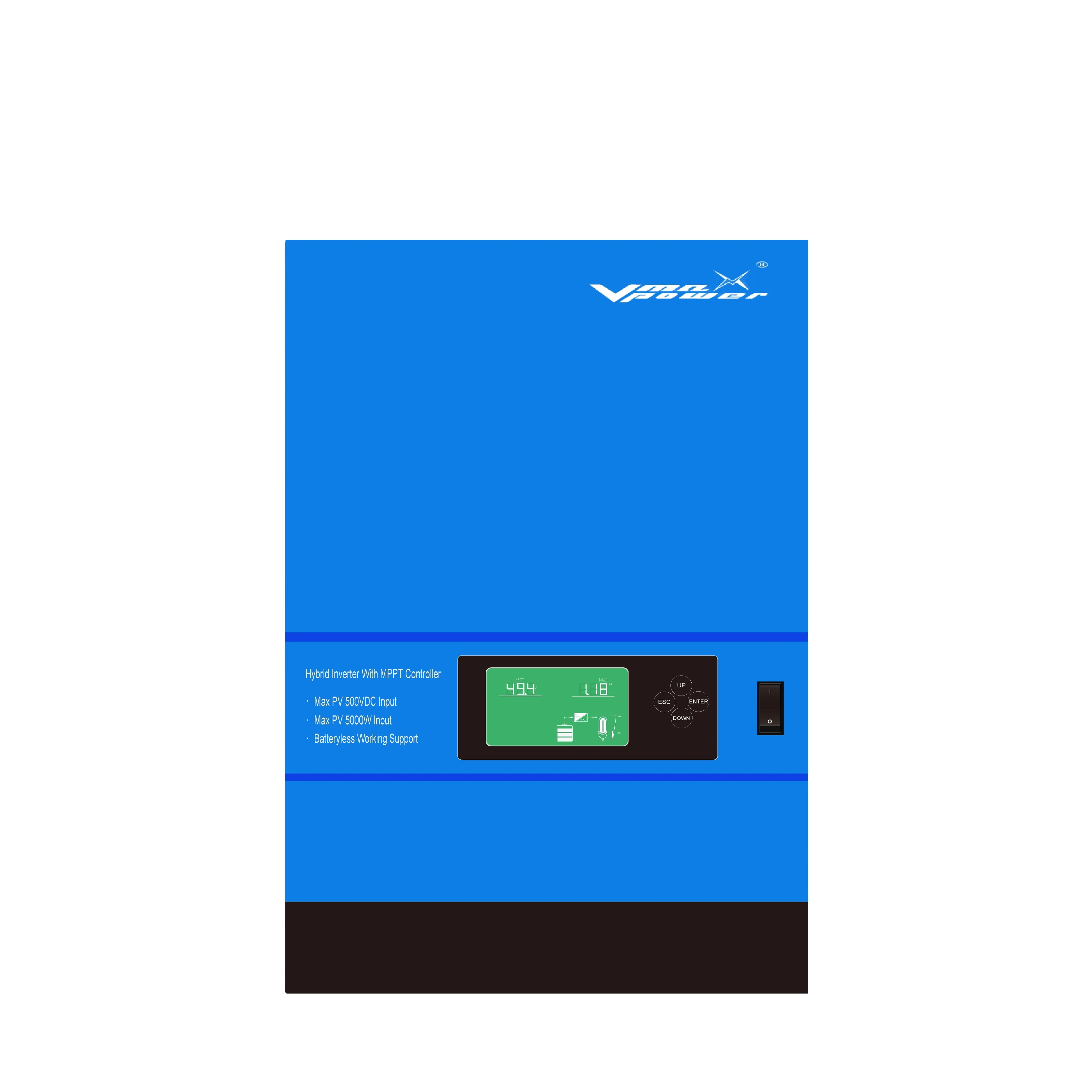 Vmaxpower Factory direct 3kva mppt inverter 3000 watt pure sine wave inverter charger 24v 3000w power inverter power supply