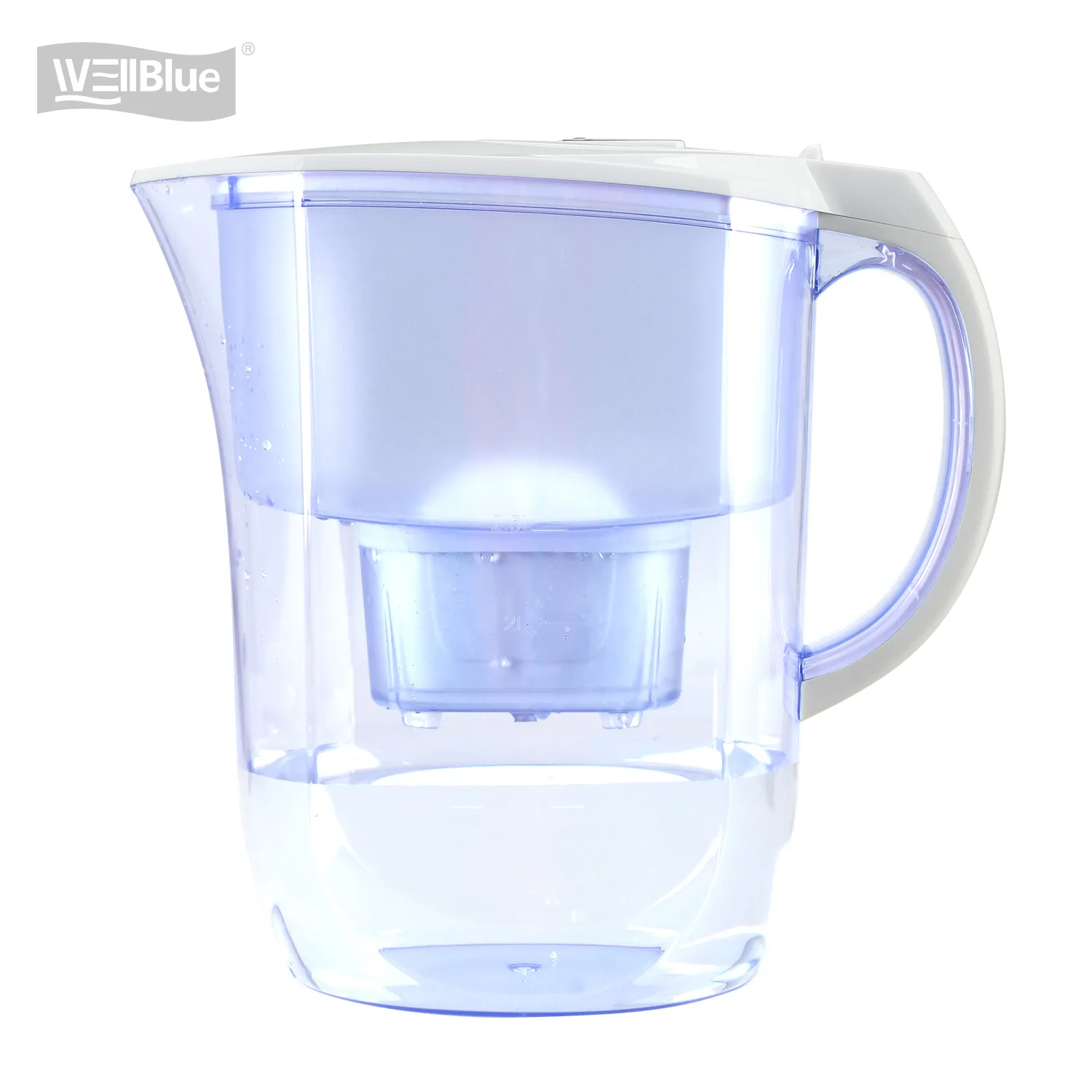 Factory made universal water filter pitcher jug alkaline water jug BPA free alkaline water purifier for home
