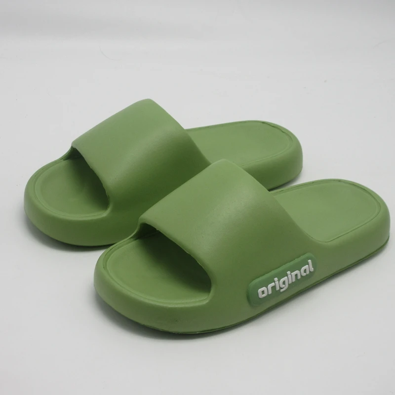 GRS Summer/Spring 4CM softer Rubber EVA  Pillow Slide Sandal Customizable Logo Design Breathable Cloud Feeling cushion sandal