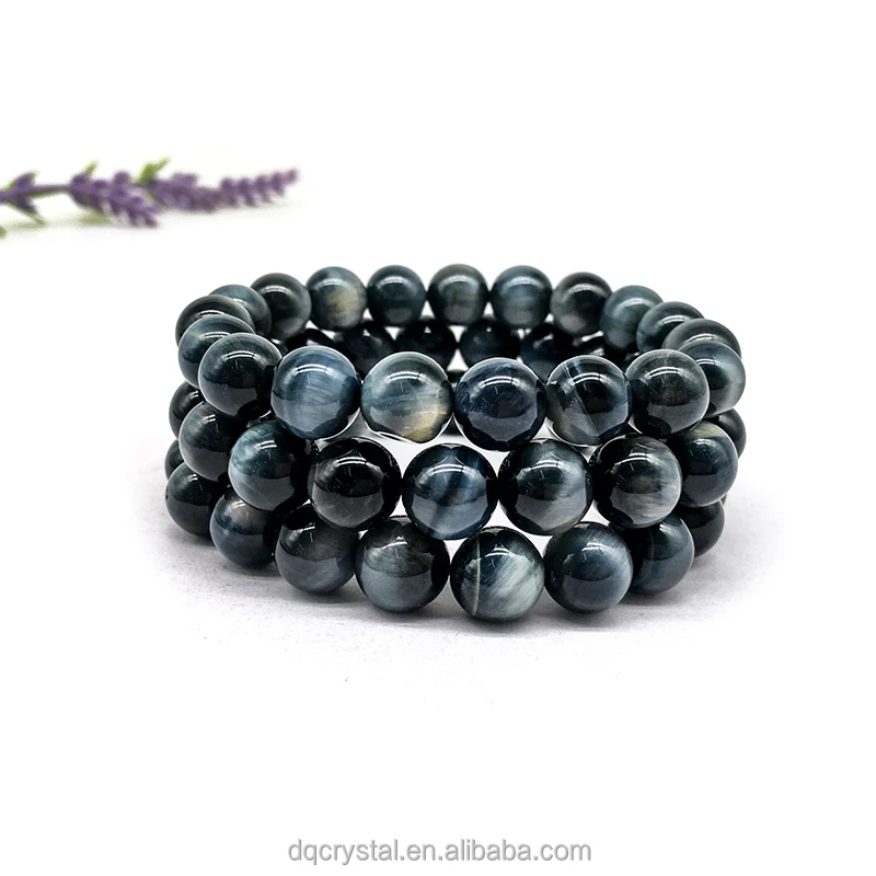 Wholesale Natural Healing Stone 8mm Bead blue Tiger eye Jewelry red Gemstone Bracelets for Woman and gift