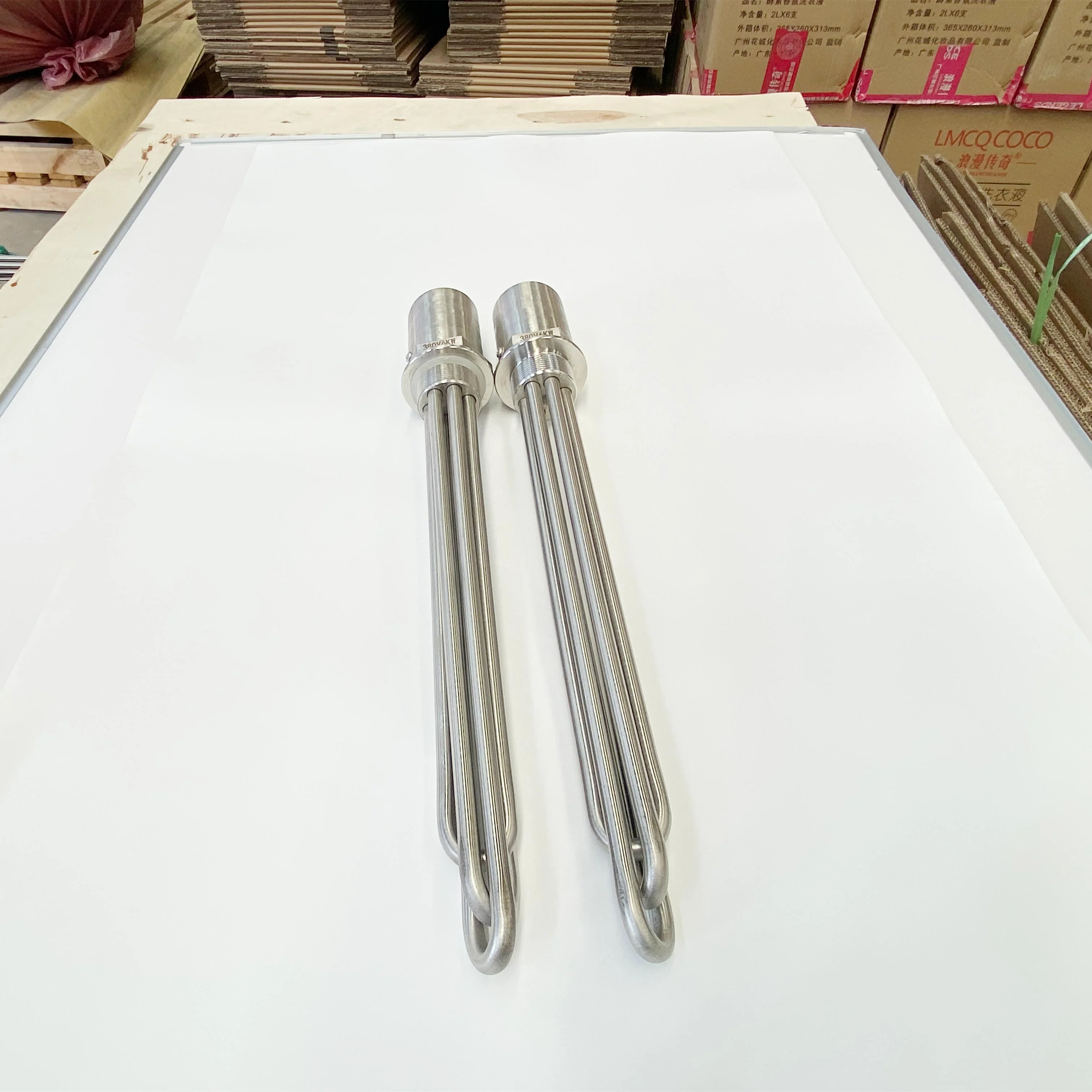 220V resistance water boiler flange tube 1000W immersion heater