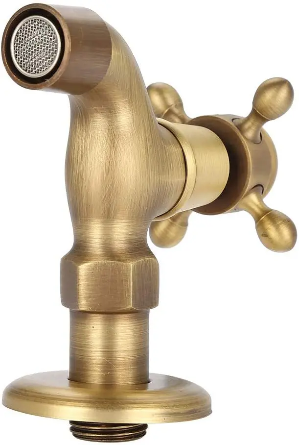 Modern Antique  Garden Faucet High Quality Brass Customized Ceramic Wall Mounted Traditionally Hotels Outdoor Spaces