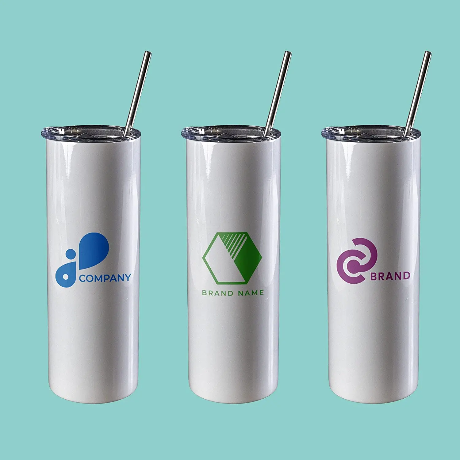 Fashion Music Straight Skinny Smart 20oz Stainless Steel Insulated Speaker Sublimation Tumbler with Speaker