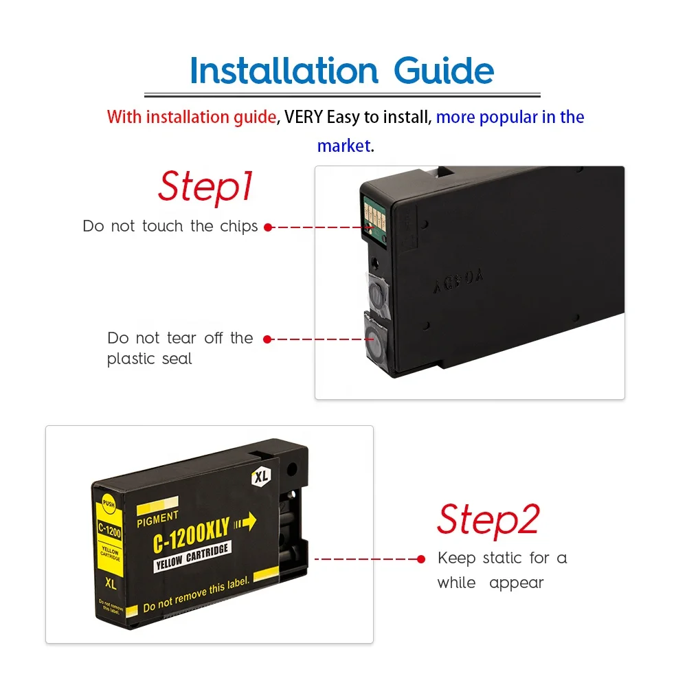 INK-TANK 2500XL PGI-2500 PGI-2500XL PGI 2500 PGI-2200XL Premium Compatible InkJet Ink Cartridge for Canon MAXIFY MB5050 Printer