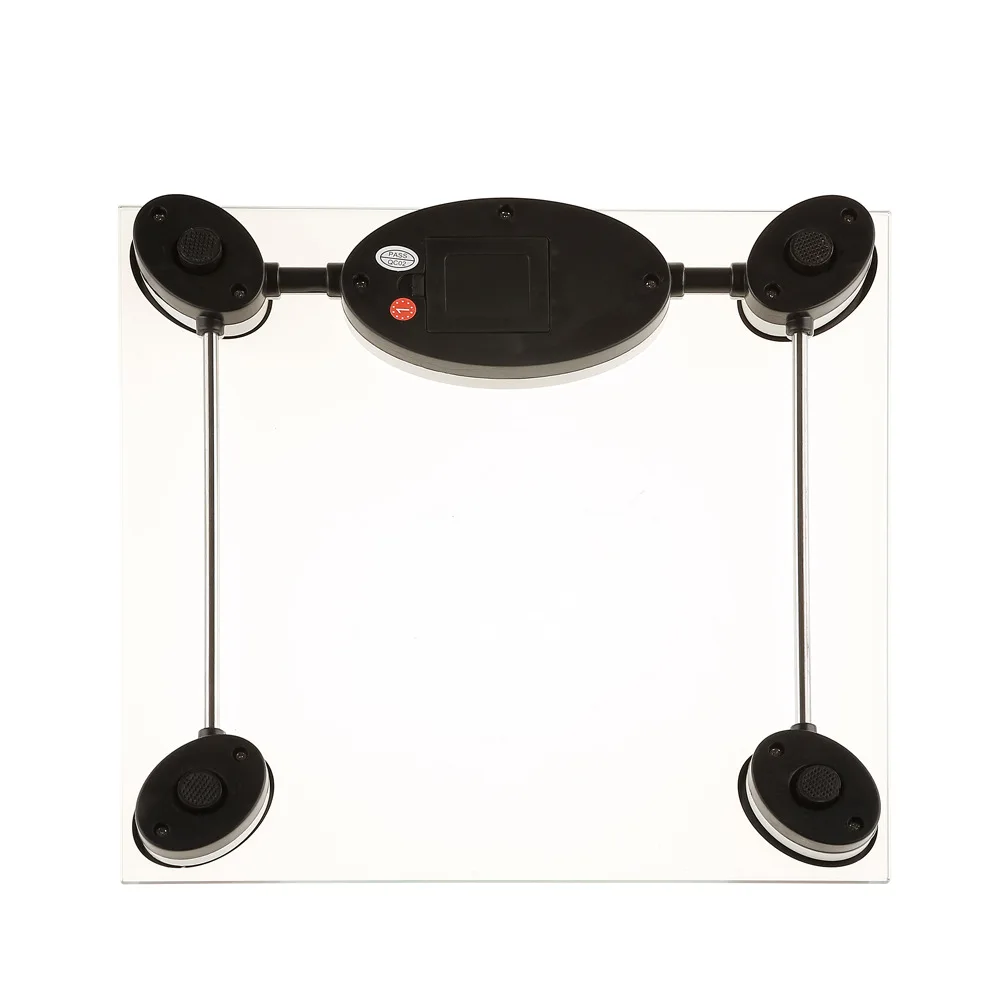 Manufacturers wholesale support custom foreign trade square transparent electronic body weight  digital body weighting scale