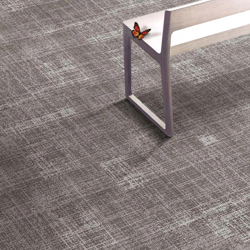 Eco-friendly High Quality Modular Nylon PVC Backing Carpet Tiles 50*50cm commercial solution dyed nylon office carpet tiles