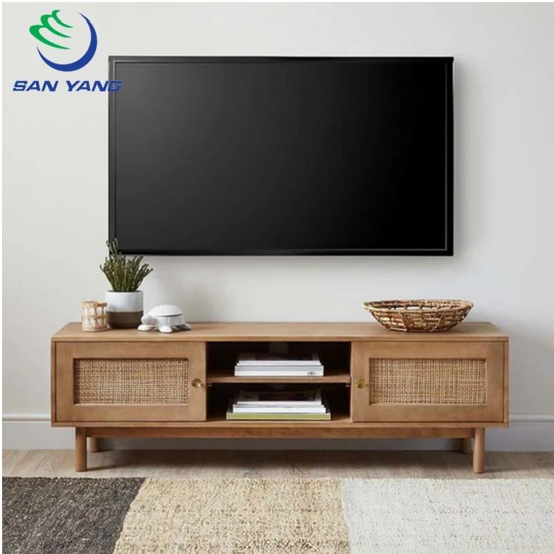 Simple TV Stand Wood TV Stands Wood Furniture for Living Room TV Stand Manufacturer for Wholesale