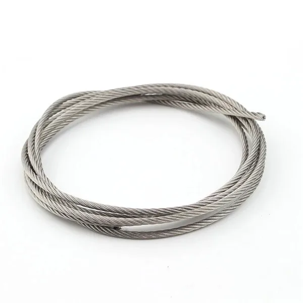 Wholesale China Factory Hot Sell Galvanized Iron Spring Steel Wire Rope Factory Direct Rigging Type