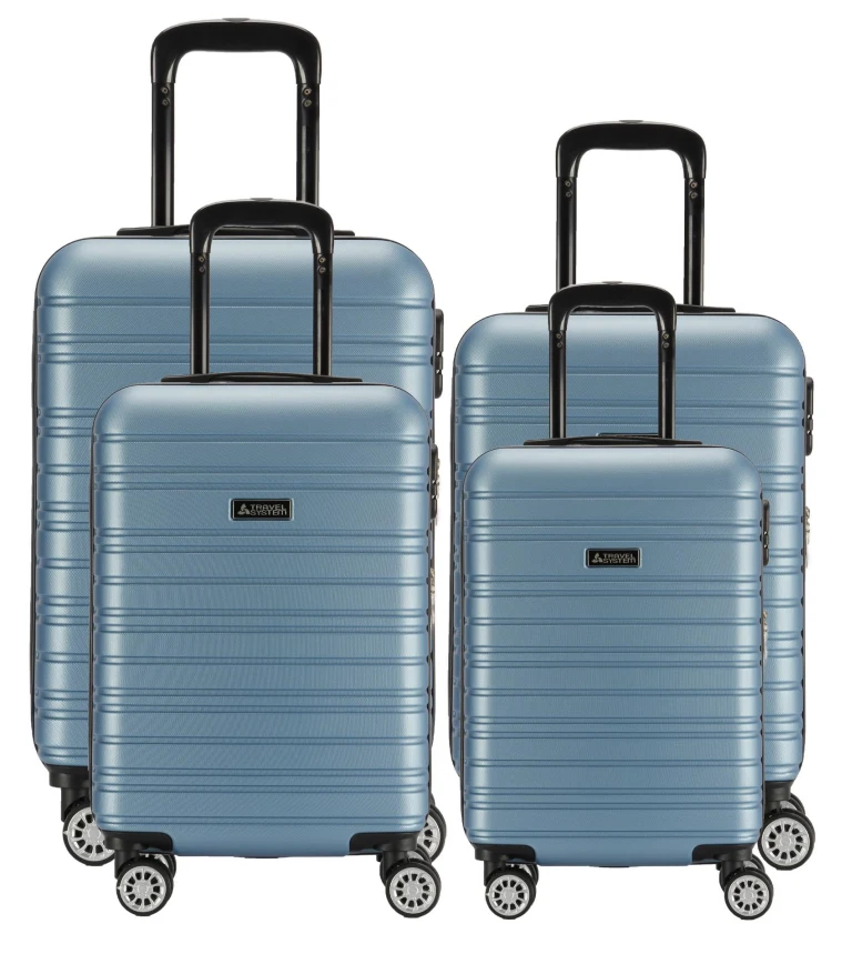 Wholesale Price New Desig PP Travel Luggage High Quality Design Large Capacity Universal Wheels Trolley Bag Set 1