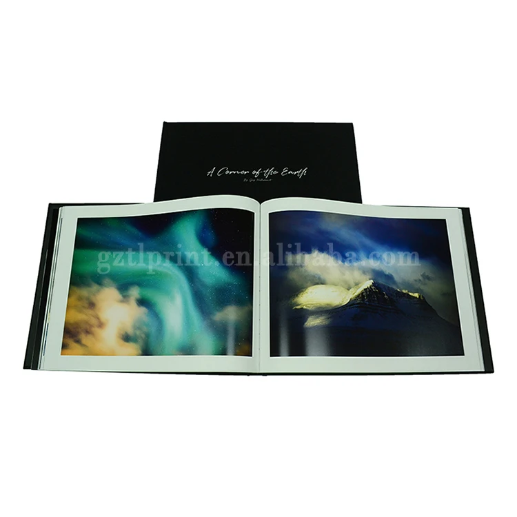 
Book printing service top quality photo book soft lamination coffee table book printing with embossing 