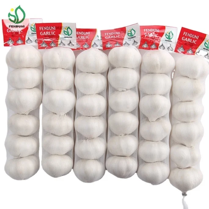 Purchase of Garlic Shandong New Crop Fenduni Supply Fresh RED Garlic Normal White 5.5cm 10kg/carton for South Sudan/Mayotte