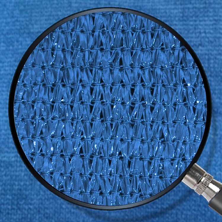 Garden Blue Sun Block Windscreen privacy hdpe fence net balcony screen safety net , private fence screen for balcony