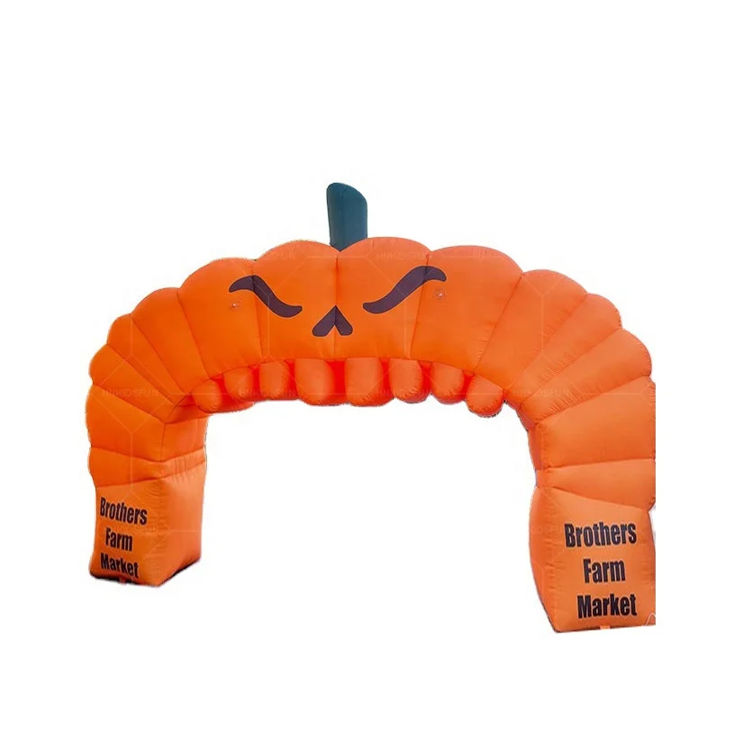 Halloween pumpkin inflatable arch, hallowmas decoration inflatable archway for sale