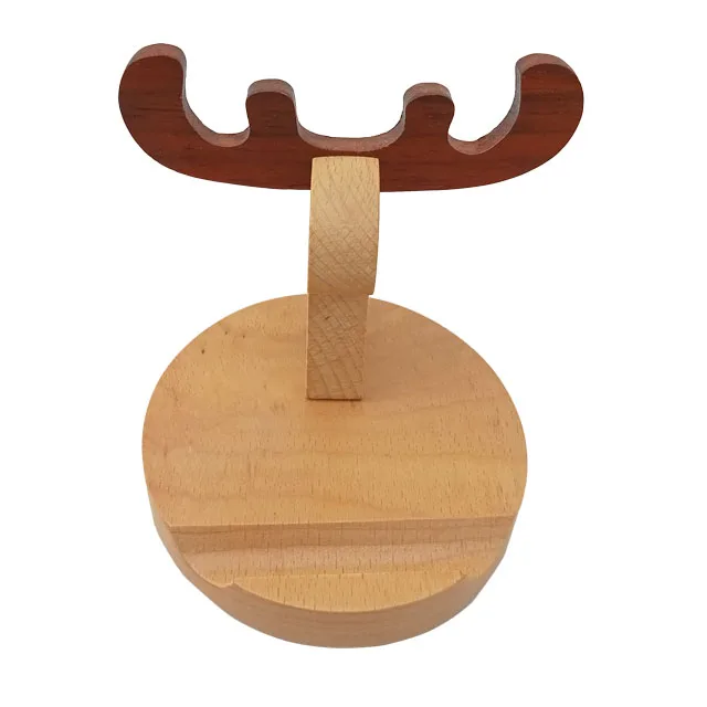 Portable Wooden Smartphone Holder Desktop Cell Phone Stand