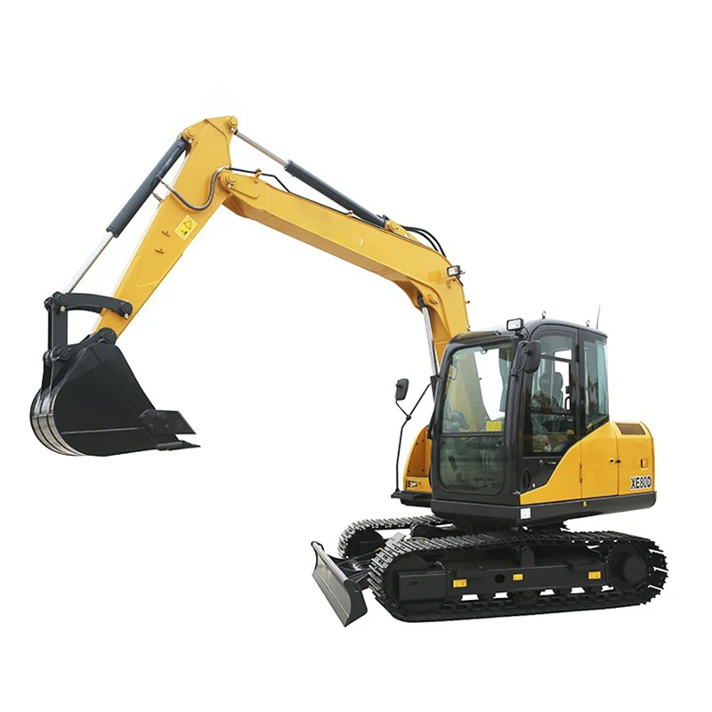 China Brand Mini Excavator Machine Digger Multifunctional  Excavator 5.5Ton 6Ton XE55GA With Spare Parts