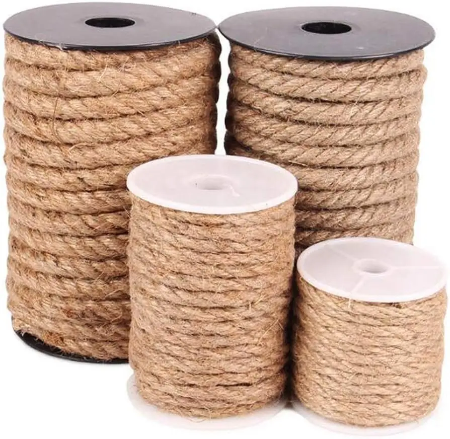 6mm jute string twisted rope for bondage 100 percent tossa flexible twisted rope Manufacturer Wholesale