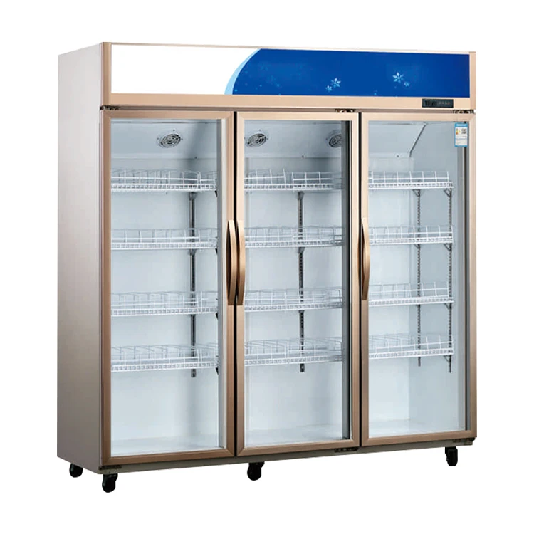 standing display freezer display freezer refrigerator freezer refrigerator for supermarket