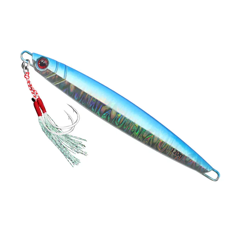 New Speed Metal Jig Lure Fast Speed Metal Lead Jigging Fishing Lures Jigs For Cod And Mackerel With Hook