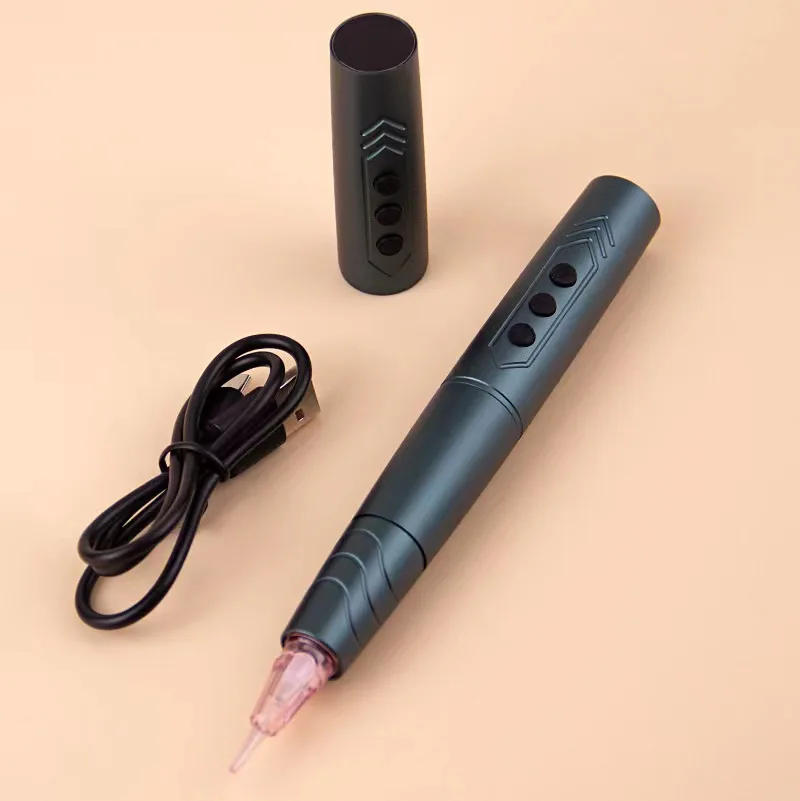 CNC Tattoo Supply Rechargeable Magnetic Battery Tattoo Machine Gun Pen Wholesale Electric Wireless Rotary Tattoo Machine